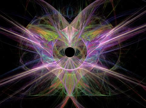 Abstract fractal shape Stock Illustration