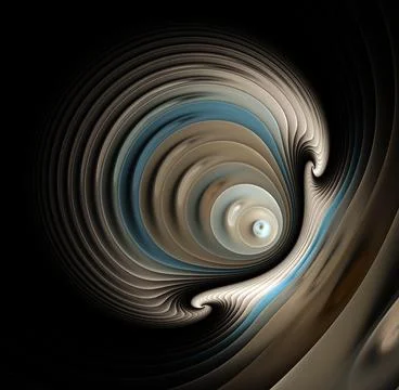 Abstract fractal shape Stock Illustration