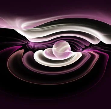 Abstract fractal shape Stock Illustration