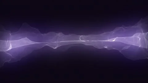 Abstract Fractal Smoke Fluid Patterns Waving Background Loop Stock Footage 147193861