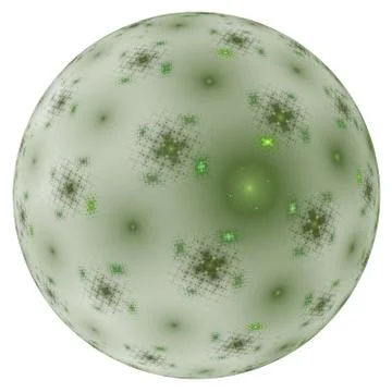 Abstract fractal sphere background Stock Illustration