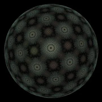 Abstract fractal sphere background 스톡 일러스트