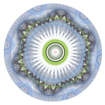 Abstract fractal sphere background Stockillustratie