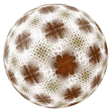 Abstract fractal sphere background Ilustración de archivo