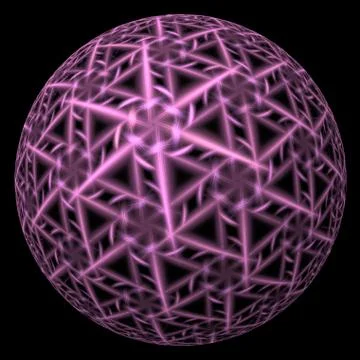 Abstract fractal sphere background 스톡 일러스트