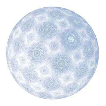 Abstract fractal sphere background Stock-Illustration