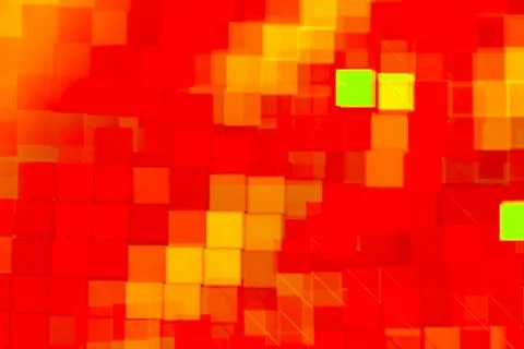 Abstract Fractal Square Pattern: Modern Red Background for Web Design and A.. Stock Photos