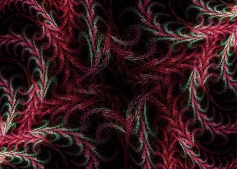 Abstract Fractal Swirl  Thread Background - Fractal Art Illustrazione stock