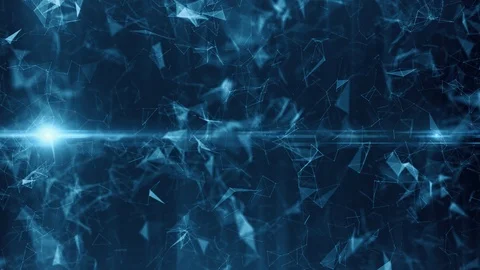 Abstract fragment and connection of points and lines. Stock Footage 120013485