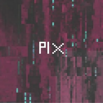 Abstract Fragmented Noisy Pixel Background  - Vector Illustration. Stock Illustration