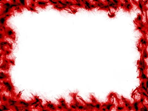 Abstract frame Abstract generated red black frame pattern white background... Stockfoto's