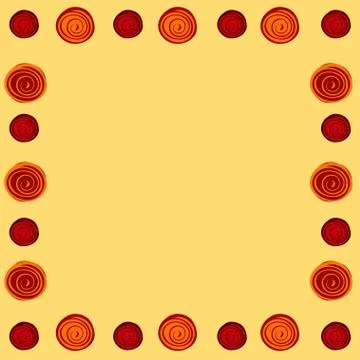 Abstract frame background pattern Illustrazione stock