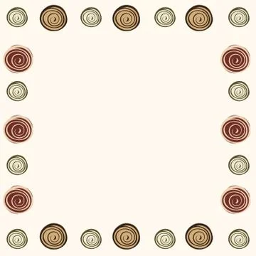 Abstract frame background pattern Stock Illustration