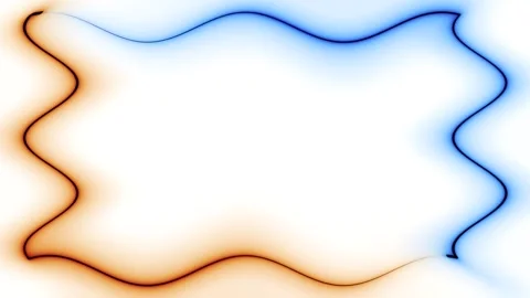 Abstract Frame with Blue and Orange Gradient Stock Footage 284403452