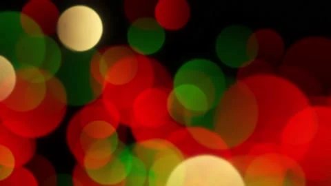 Abstract frame colored circles defocused christmas background Stock Footage 223386386