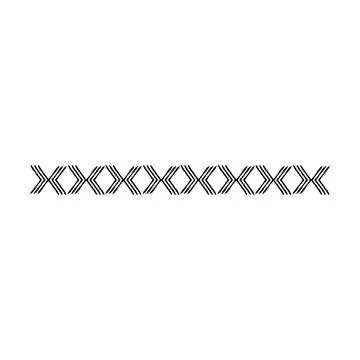 Abstract frame divider border horizontal line vector shape icon for decorat.. Stock Illustration