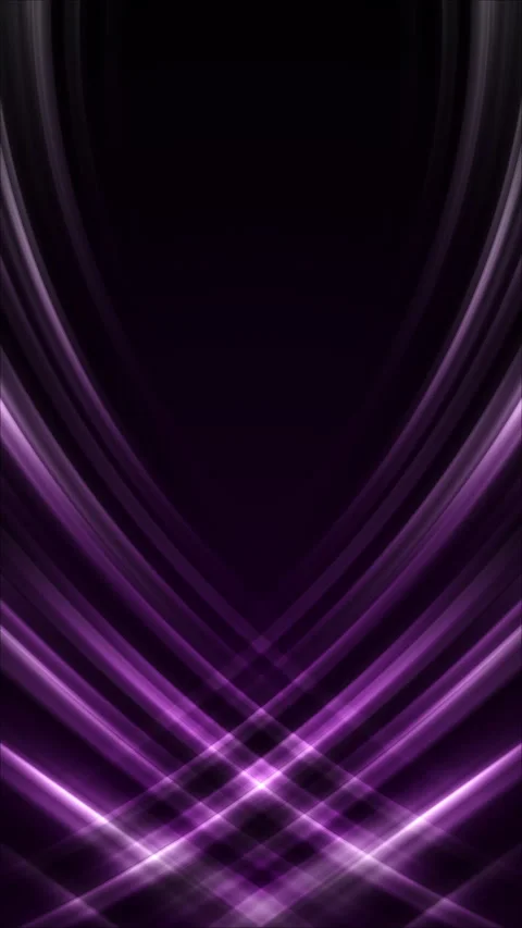 Abstract frame of glowing purple intersecting lines. Looped animation Stock Footage 309675719