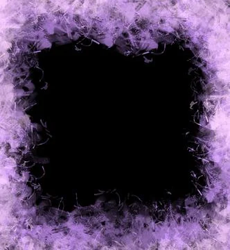 Abstract frame with graphic elements for design. Beautiful delicate purple fr Stock Photos