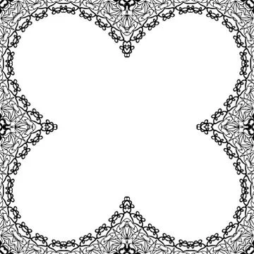 Abstract frame. Illustrazione stock