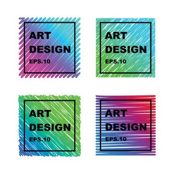 Abstract Frame Modern Banner Vector Stock Illustration