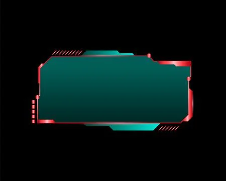 Abstract frame technology future interface hud concept Stock Illustration