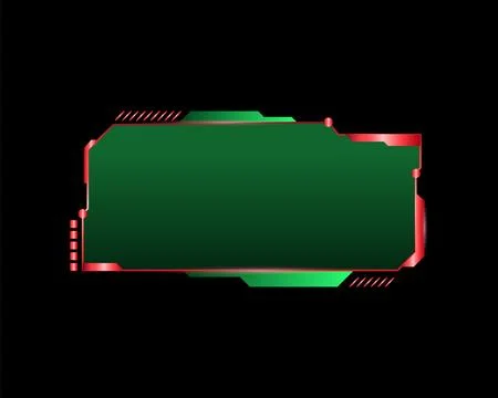 Abstract frame technology future interface hud graphic Stock Illustration