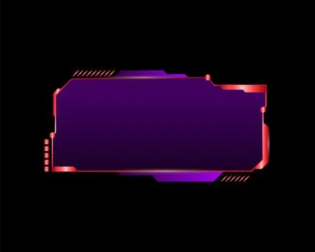 Abstract frame technology future interface hud design Illustrazione stock