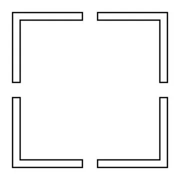 Abstract frame on White background. Vector Illustration Stock Illustration