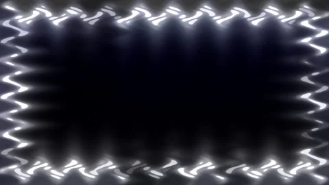 Abstract Frame with White Glowing Edge Stock Footage 284401388