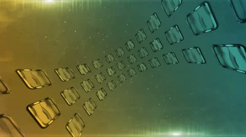 Abstract Frames Amber Blue Stock Footage 25856404