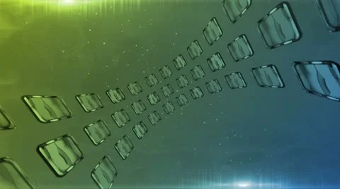 Abstract Frames Blue Yellow Stock Footage 12605472