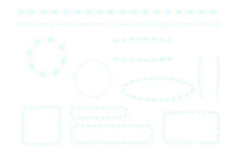 Abstract frames, lines and banners set. Stock Illustration