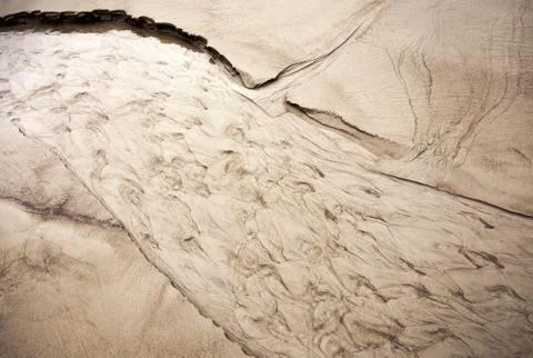 Abstract free designs pattern of wet coastal sand 스톡 사진