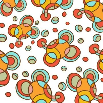 Abstract free form pattern art Stock Illustration