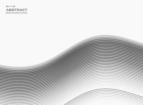 Abstract of free gray line pattern background. Stock Illustration