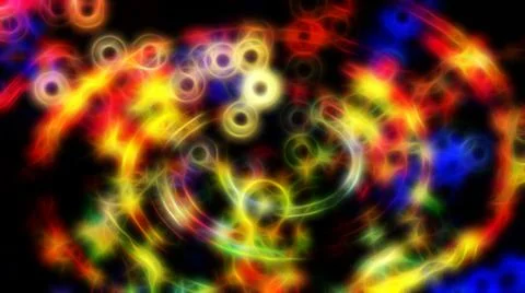 Abstract fresh design background with light circle pattern and shiny colours Stock Illustration