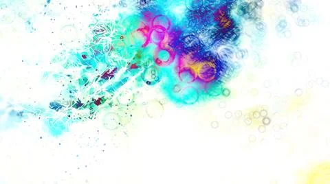 Abstract fresh design background with light circle pattern and shiny colours. Stock Illustration