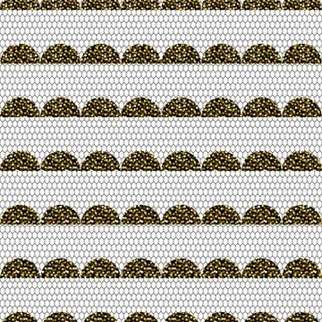 Abstract frill vector pattern. Stock Illustration