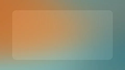 Abstract frosted transparent effect in orange, cyan, rust, and deep blue. 4.. Stock Footage 333183583