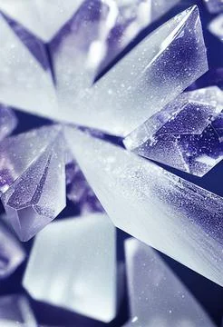 Abstract frozen ice cubes pattern Stock Illustration