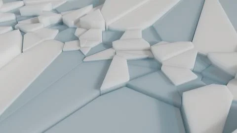Abstract Frozen Tile Surface Stock Illustration