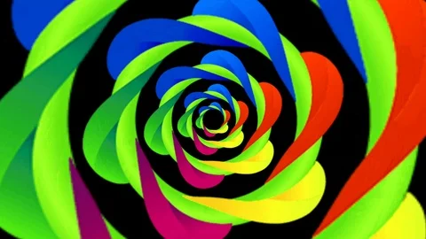 Abstract full color animation Stock Footage 123039344