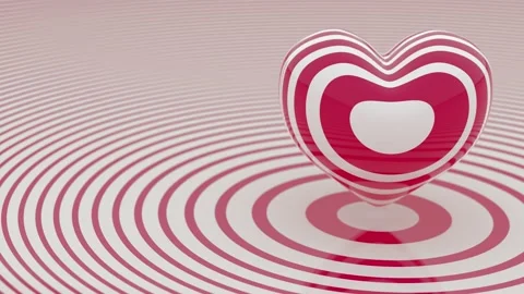 Abstract Fun Background With The Heart Stock Footage 166098595