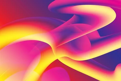 Abstract fusion of colors exploring a dynamic wavy style and creative modern イラスト素材
