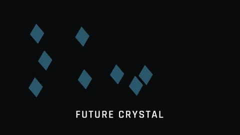 Abstract Future Crystal Digital Technology Background Loop for Sci-Fi Concept Video stock 337655696
