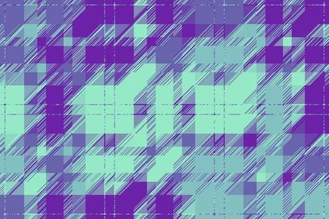Abstract future distortion with fragmented blocks and shifting stripes. The.. 스톡 일러스트
