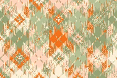 Abstract future glitch design with broken lines and layered distortion. Gru.. イラスト素材