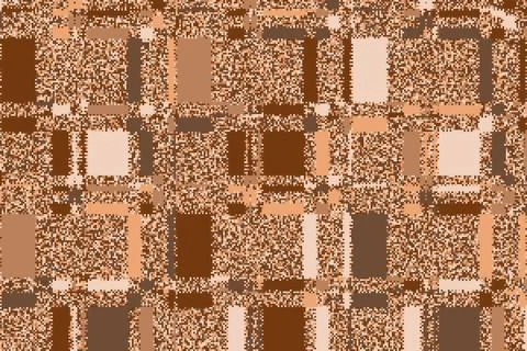 Abstract future glitch field with smooth transitions and modular blocks. Th.. Stock-Illustration