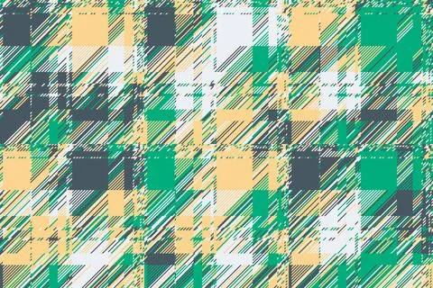 Abstract future glitch texture with scattered blocks and layered distortion.. 库存插图