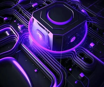 Abstract future internet technology network concept background 스톡 일러스트